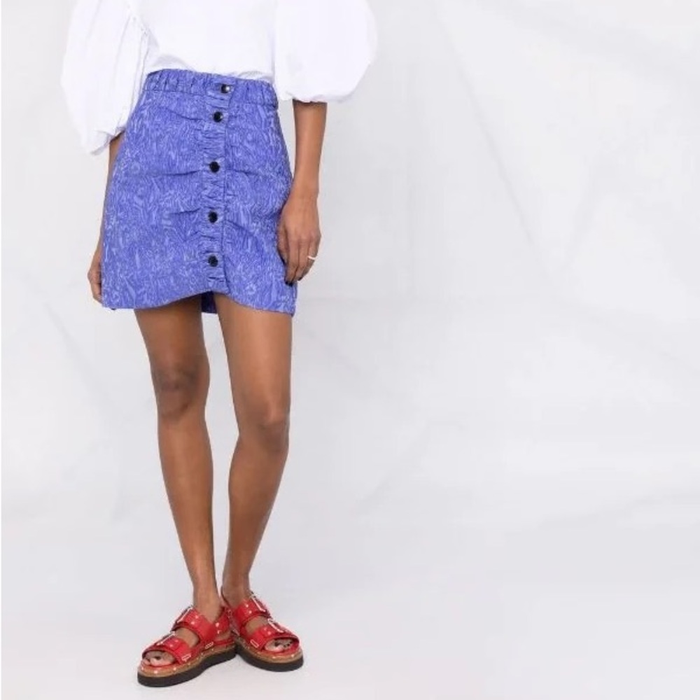 GANNI Asymmetrical Mini Skirt - BRAND NEW WITH TAGS